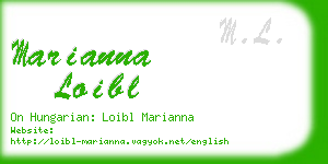 marianna loibl business card